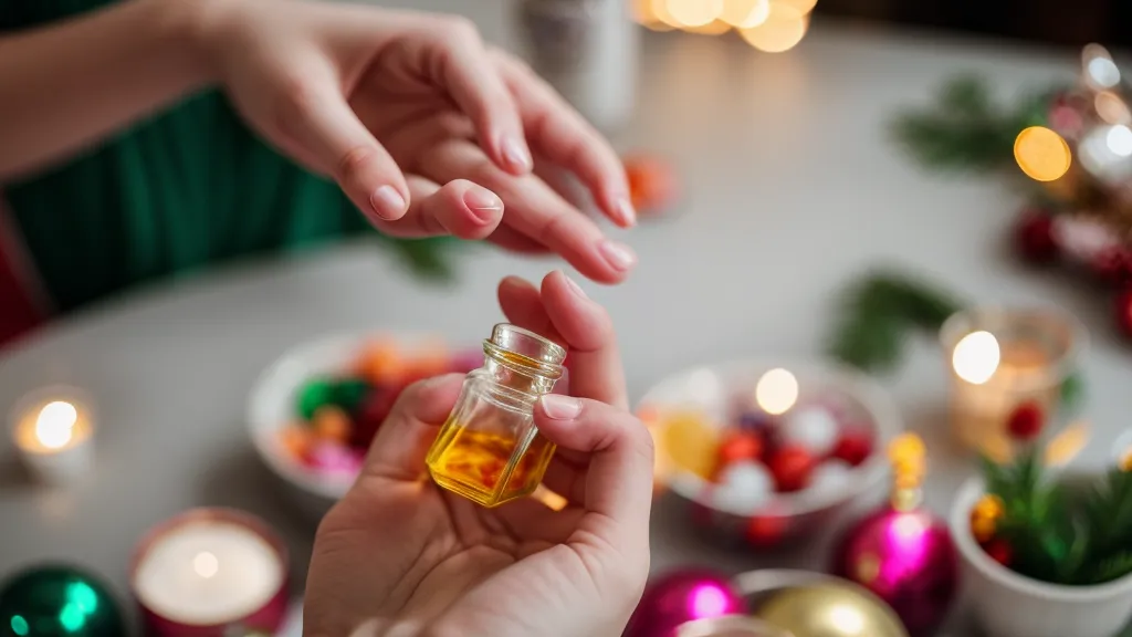 A person taking a glucose management supplement before an office lunch event.